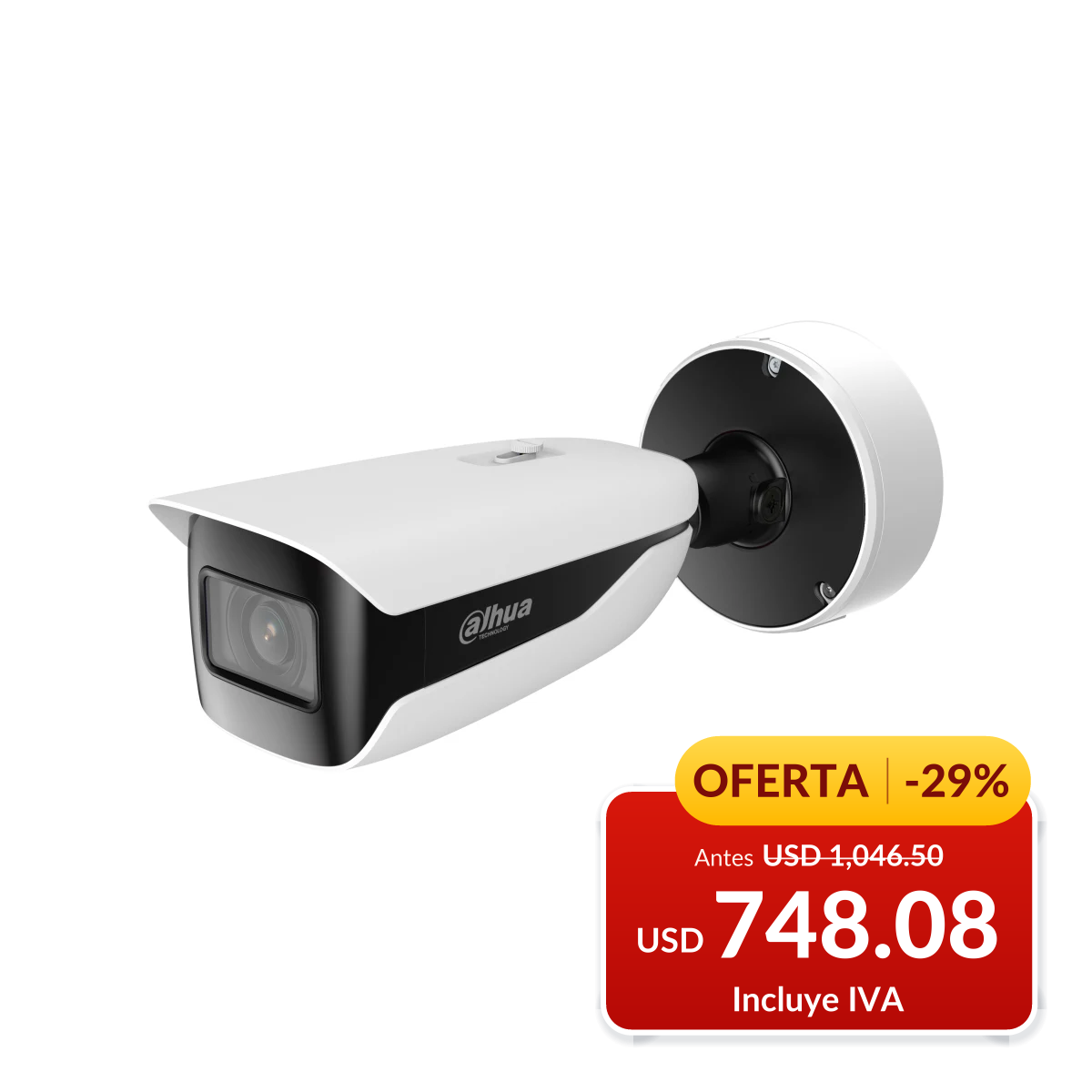 Cámara de red bullet IR WizMind 4MP en oferta