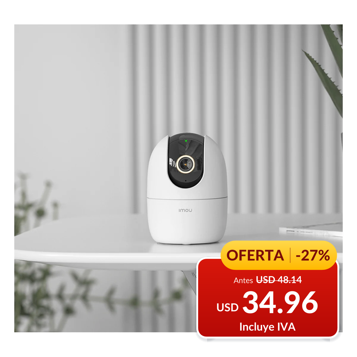 Cámara Wi-Fi IMOU Ranger 360° 5 MP IPC-K2EN-5H3W en oferta