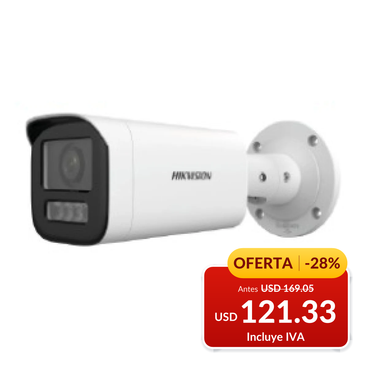 Cámara tubo motorizada Hikvision DS-2CD1643G2-LIZ(S)U de 4 MP en oferta