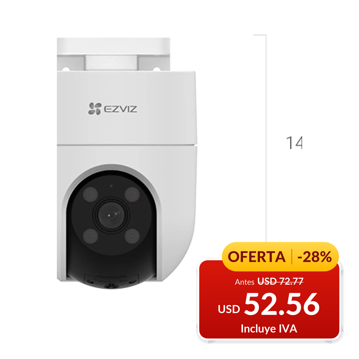 EZVIZ H8c 2K en oferta