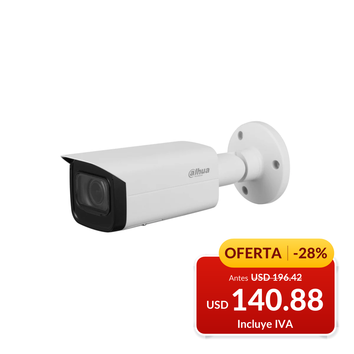 Cámara IP TUBO Varifocal 2MP en oferta