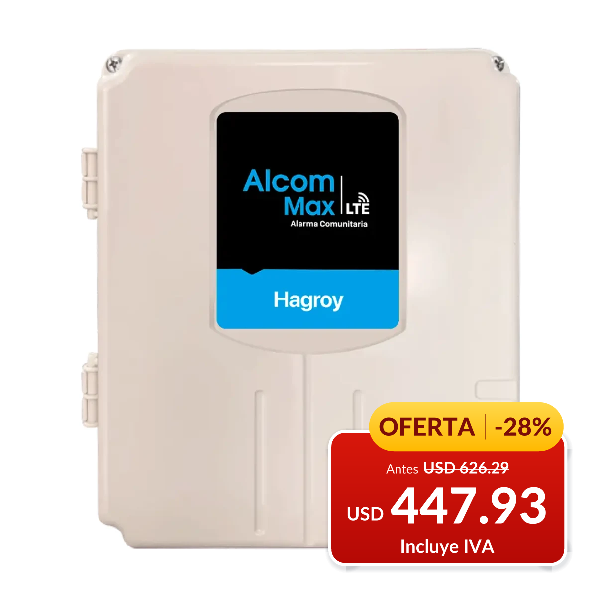 Kit de alarma comunitaria Hagroy ALCOM MAX LTE en oferta