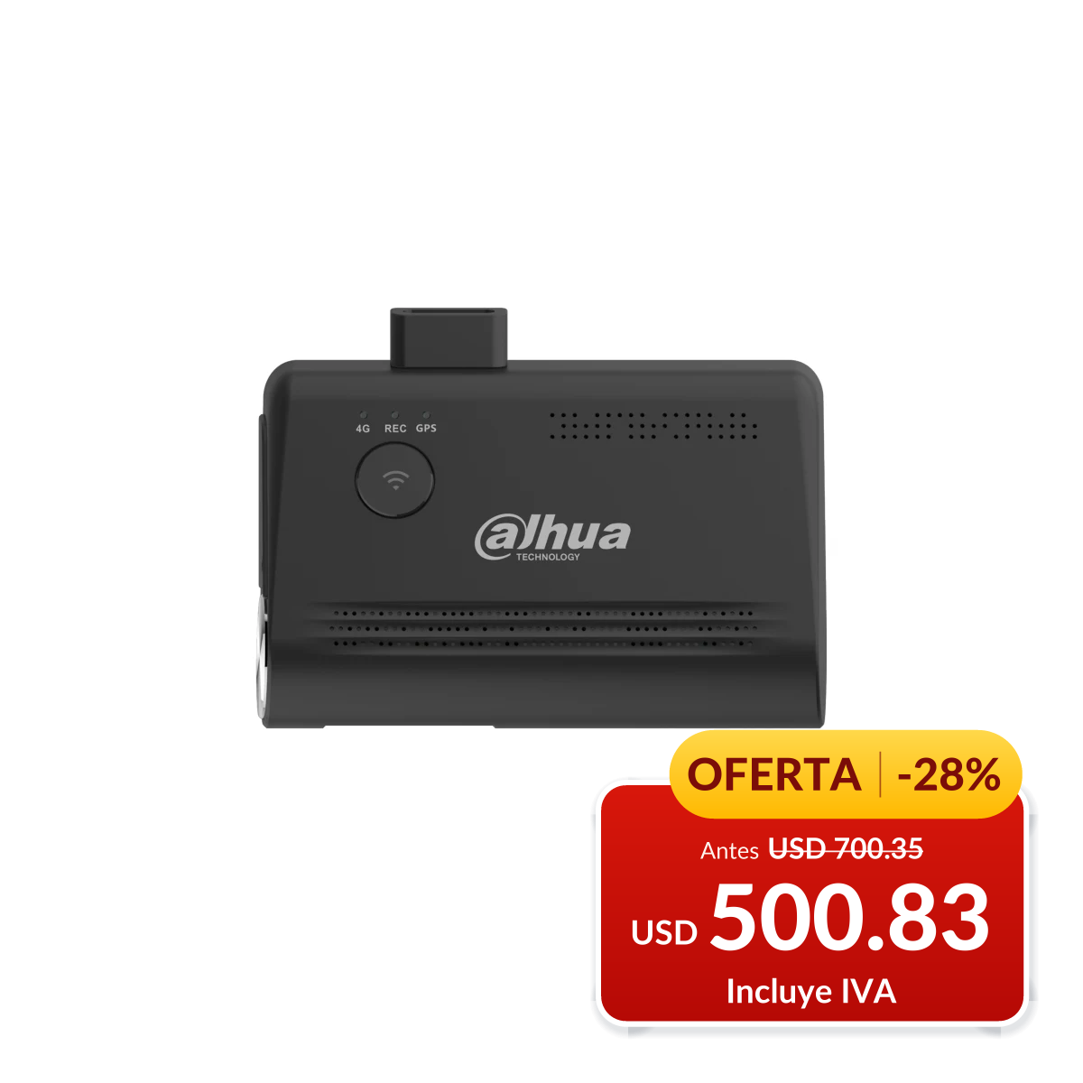 Dashcam vehicular Dahua DAE-CDR8213-GFW 4G en oferta