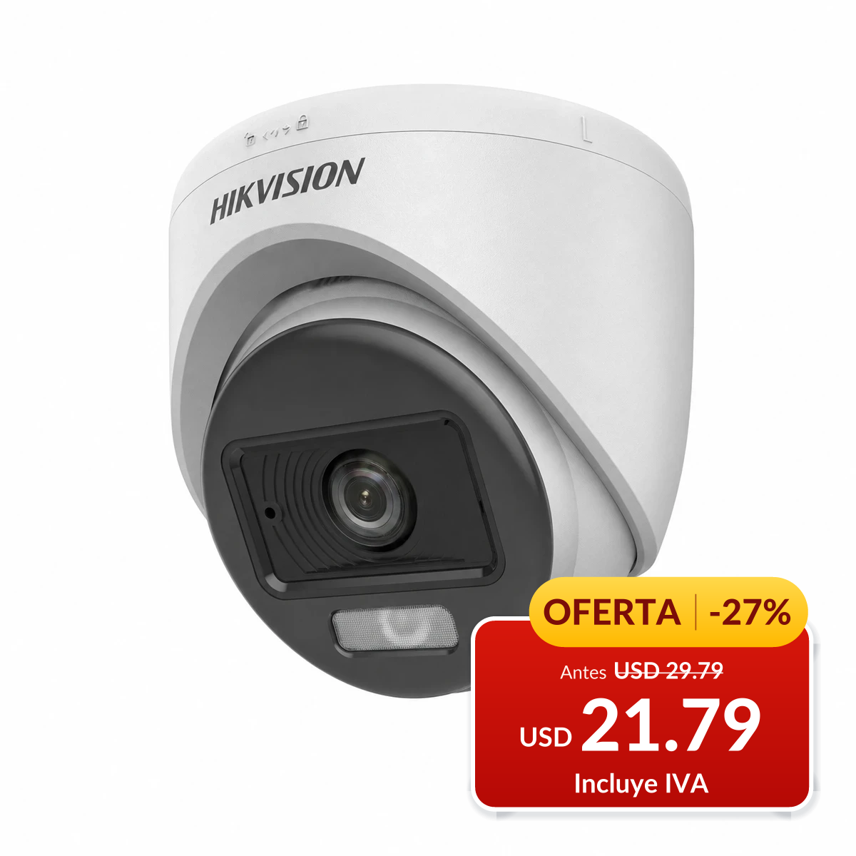 Cámara Hikvision DS-2CE76D0T-LPFS en oferta